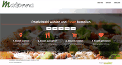 Desktop Screenshot of pizzeria-madonna.at